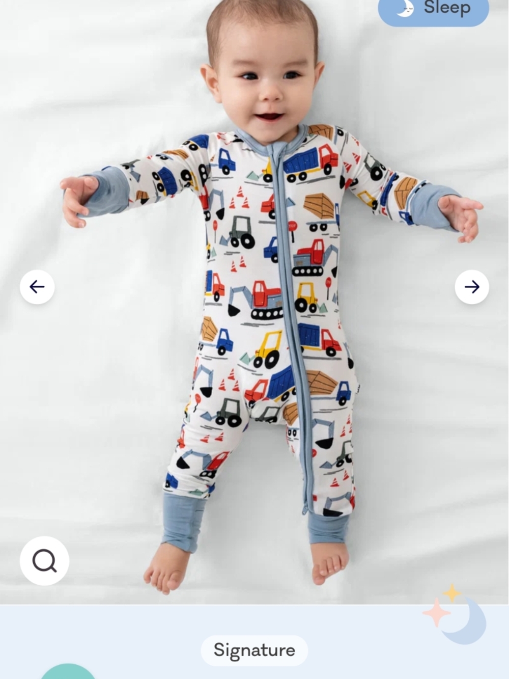 Little Sleepies Construction Jammies